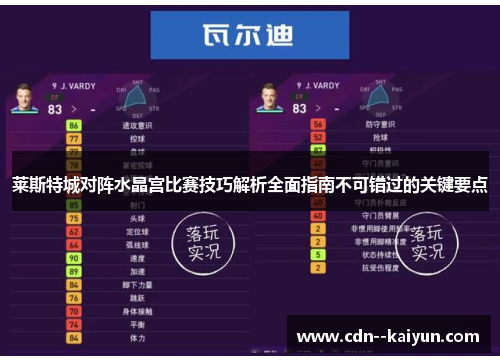 莱斯特城对阵水晶宫比赛技巧解析全面指南不可错过的关键要点